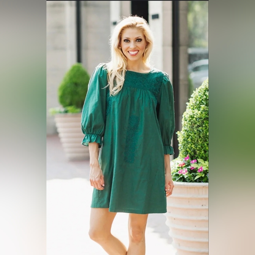 Elegant Green Women's Dress